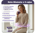 Reto biometa x 3 cajas